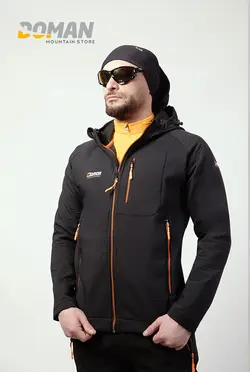 کاپشن کوهنوردی دومان DOMAN  مدل: کاپشن پلار سافت شل دومان مدل: هات لایت  مردانه و زنانه کد: D2020 DOMAN JACKET POLAR SUFT-SHELL HOT LIGHT MEN&amp;WOMEN  No D2020
