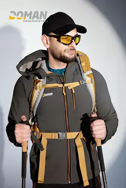کاپشن کوهنوردی دومان DOMAN  مدل: کاپشن پلار سافت شل دومان مدل: هات لایت  مردانه و زنانه کد: D2020 DOMAN JACKET POLAR SUFT-SHELL HOT LIGHT MEN&amp;WOMEN  No D2020
