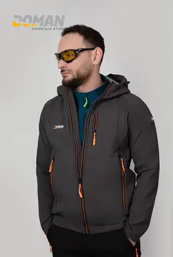 کاپشن کوهنوردی دومان DOMAN  مدل: کاپشن پلار سافت شل دومان مدل: هات لایت  مردانه و زنانه کد: D2020 DOMAN JACKET POLAR SUFT-SHELL HOT LIGHT MEN&amp;WOMEN  No D2020