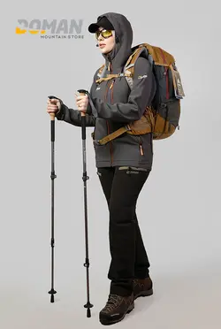 کاپشن کوهنوردی دومان DOMAN  مدل: کاپشن پلار سافت شل دومان مدل: هات لایت  مردانه و زنانه کد: D2020 DOMAN JACKET POLAR SUFT-SHELL HOT LIGHT MEN&amp;WOMEN  No D2020