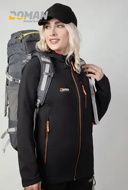 کاپشن کوهنوردی دومان DOMAN  مدل: کاپشن پلار سافت شل دومان مدل: هات لایت  مردانه و زنانه کد: D2020 DOMAN JACKET POLAR SUFT-SHELL HOT LIGHT MEN&amp;WOMEN  No D2020