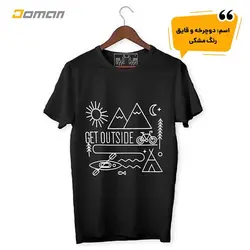 تی شرت طبیعت گردی مردانه کوچ KOOCH ایران | فروشگاه کوهنوردی دومان