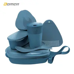 ست ظرف غذا؛ کوه و کمپ؛ 8 تکه؛ لایت مای فایر LIGHT MY FIRE سوئد مدل MEALKIT 8 PCS | فروشگاه کوهنوردی دومان