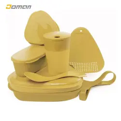 ست ظرف غذا؛ کوه و کمپ؛ 8 تکه؛ لایت مای فایر LIGHT MY FIRE سوئد مدل MEALKIT 8 PCS | فروشگاه کوهنوردی دومان