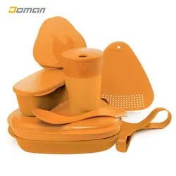 ست ظرف غذا؛ کوه و کمپ؛ 8 تکه؛ لایت مای فایر LIGHT MY FIRE سوئد مدل MEALKIT 8 PCS | فروشگاه کوهنوردی دومان