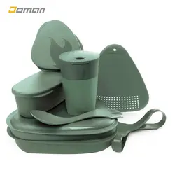 ست ظرف غذا؛ کوه و کمپ؛ 8 تکه؛ لایت مای فایر LIGHT MY FIRE سوئد مدل MEALKIT 8 PCS | فروشگاه کوهنوردی دومان