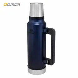 فلاسک کوهنوردی گرم و سرد استنلی STANLEY آمریکا مدل کلاسیک وکیوم باتل 1.4 لیتری دسته دار Classic Vacuum Bottle 1.4L | فروشگاه کوهنوردی دومان