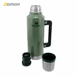 فلاسک کوهنوردی گرم و سرد استنلی STANLEY آمریکا مدل کلاسیک وکیوم باتل 1.4 لیتری دسته دار Classic Vacuum Bottle 1.4L | فروشگاه کوهنوردی دومان