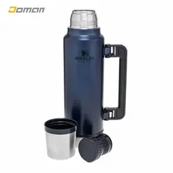 فلاسک کوهنوردی گرم و سرد استنلی STANLEY آمریکا مدل کلاسیک وکیوم باتل 1.4 لیتری دسته دار Classic Vacuum Bottle 1.4L | فروشگاه کوهنوردی دومان