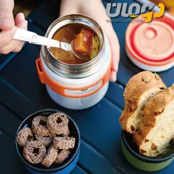 فلاسک غذا کوهنوردی گرم و سرد سانتکو SANTECO - فروشگاه لوازم کوهنوردی دومان