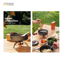 سرشعله ؛ چراغ خوراک پزی کوهنوردی و طبیعت گردی نیچرهایک Naturehike مدل شلنگ دار مثلثی - فروشگاه لوازم کوهنوردی دومان