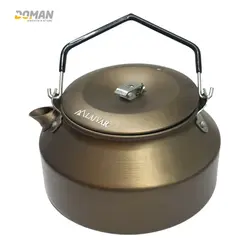 کتری کوهنوردی و طبیعت گردی لجور Lajvar مدل کتری آلومینیومی 900 میل طرح ترانجیا - فروشگاه دومان