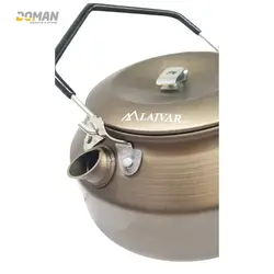 کتری کوهنوردی و طبیعت گردی لجور Lajvar مدل کتری آلومینیومی 900 میل طرح ترانجیا - فروشگاه دومان