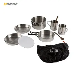 ظروف پخت و پز کوهنوردی تاتونکا TATONKA آلمان مدل: پیک‌ نیک ست؛ ظروف دو نفره استیل | فروشگاه کوهنوردی دومان