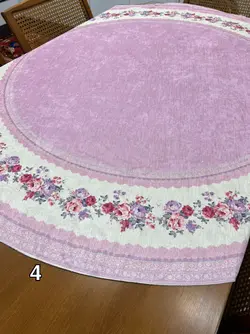 رومیزی گرد کد 370 - روسری ترکمن ایل آنا