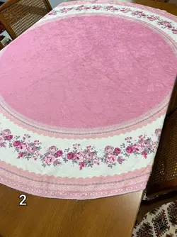 رومیزی گرد کد 370 - روسری ترکمن ایل آنا