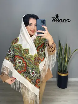 چارقد نخی آکوشکا کد 143 - روسری ترکمن ایل آنا