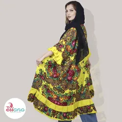 مانتو عبایی ترکمن کد0158 - روسری ترکمن ایل آنا