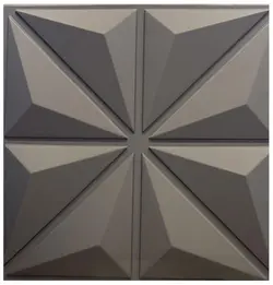 دیوارپوش پلیمری سه بعدی طرح الماس | عمارت پلاس