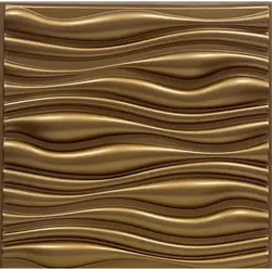 دیوارپوش پلیمری سه بعدی طرح موج 014-ارسال رایگان