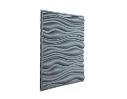 دیوارپوش پلیمری سه بعدی طرح موج 014-ارسال رایگان
