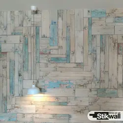 دیوارپوش طرح چوب STIKWALL- ارسال رایگان