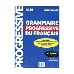 Grammaire Progressive Du Francais A2 B1 - Intermediaire - 4ed +Corriges+CD