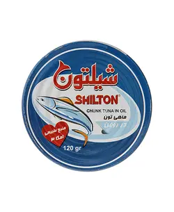 تن ماهی 120 گرمی در روغن شيلتون