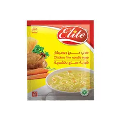 سوپ مرغ و ورميشل اليت