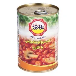کنسرو قارچ لوبيا بهروز