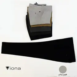 شلوار پارچه اي طوسي روشن ترک