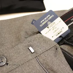 شلوار پارچه اي کج راه مشکي ترک