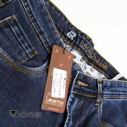 شلوار جين تيره سرمه اي روشن ترک