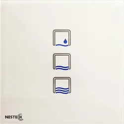 کلید کولر آبی لمسی نستک Nestech سفید
