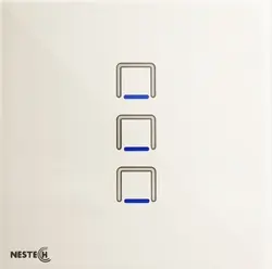 کلید سه پل هوشمند نستک سفید