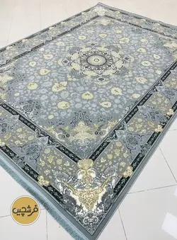 فرش ماشینی ۷۰۰ شانه شاهسون طوسی