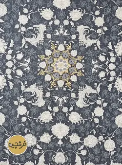 فرش ماشینی 1500شانه سایه دودی