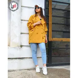 مانتو آستین سه رب کد 1217