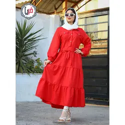 مانتو ماکسی سه چین جیب دار کد 1133