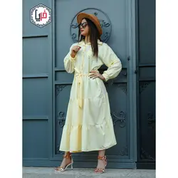 مانتو ماکسی سه چین جیب دار کد 1133