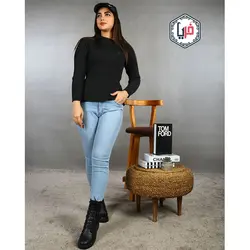 بافت یقه گرد کوتاه کد 1080