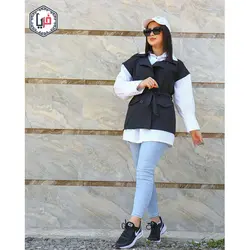 مانتو دوتیکه کتی بهاره کد 1157