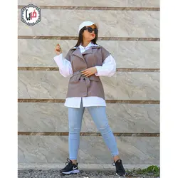 مانتو دوتیکه کتی بهاره کد 1157