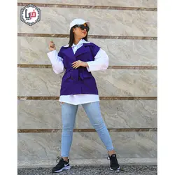 مانتو دوتیکه کتی بهاره کد 1157