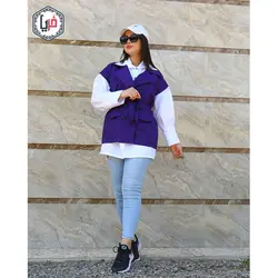 مانتو دوتیکه کتی بهاره کد 1157