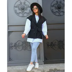 مانتو دوتیکه کتی بهاره کد 1157