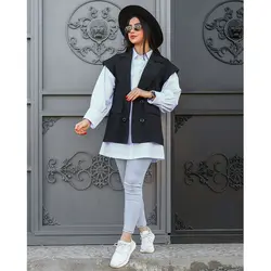 مانتو دوتیکه کتی بهاره کد 1157