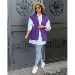 مانتو دوتیکه کتی بهاره کد 1157