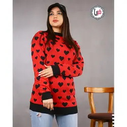 بافت یقه گردطرح قلبی کد 1052