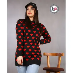 بافت یقه گردطرح قلبی کد 1052